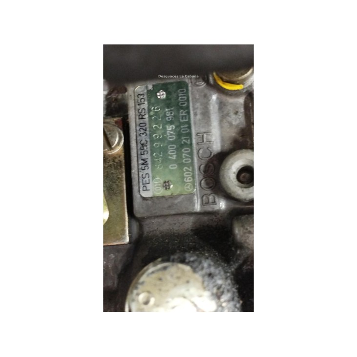 602912 MOTOR MERCEDES BENZ SEDÁN (W124)|Desguaces La Cabaña
