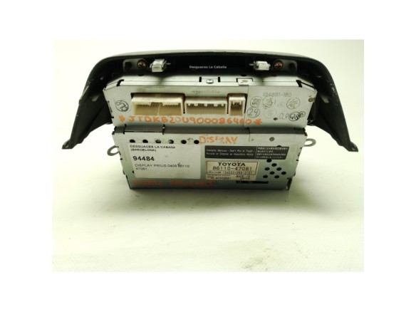 86110 47081 NAVEGADOR TOYOTA PRIUS Fastback (_W2_)|Desguaces La Cabaña