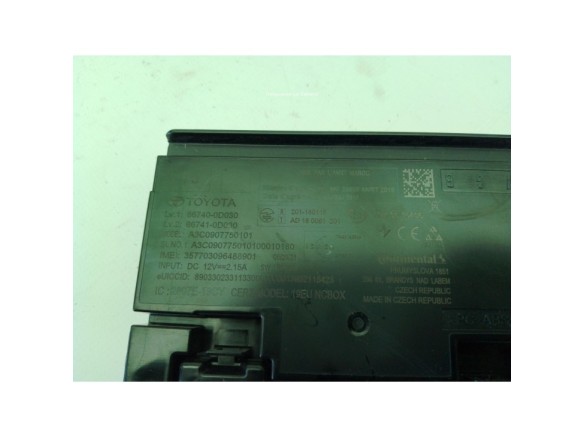  867400D030 MODULO RADIO TOYOTA YARIS CROSS (MXP_)|Desguaces La Cabaña