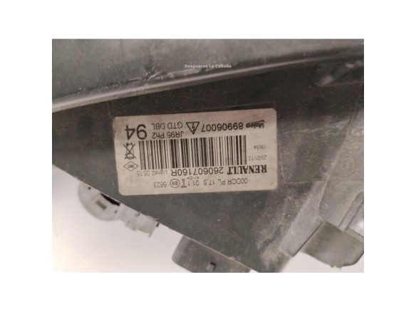 260105783R FARO DERECHO RENAULT GRAND SCENIC III (JZ0/1_)|Desguaces La Cabaña