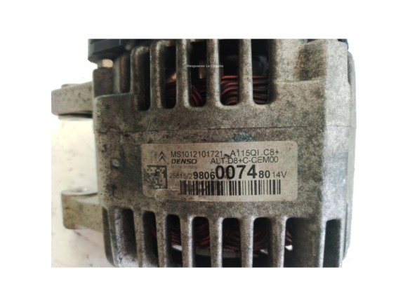 9806007480 ALTERNADOR PEUGEOT 208|Desguaces La Cabaña