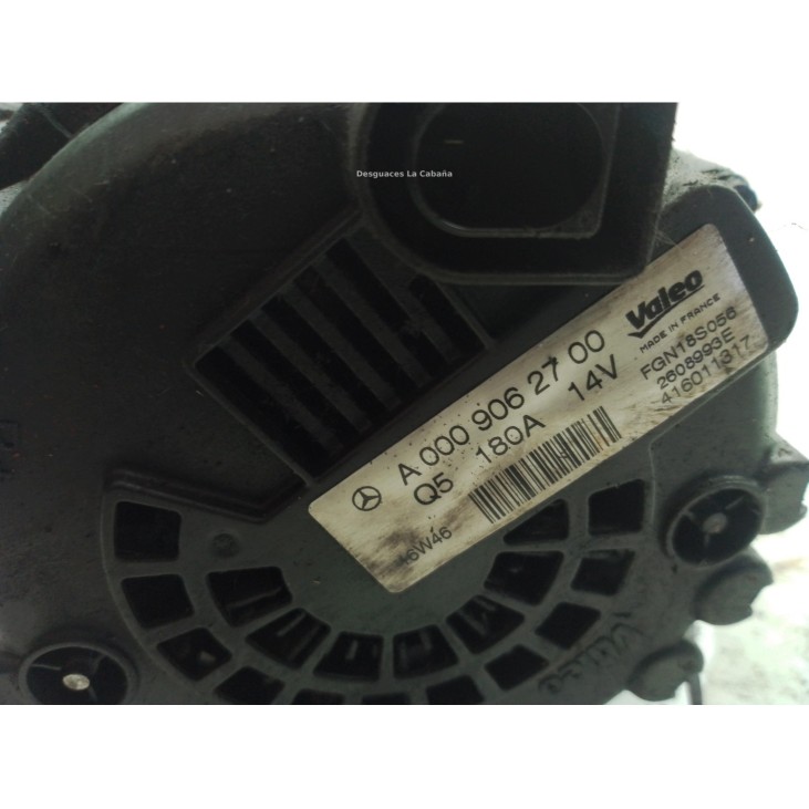 A0009062700 ALTERNADOR MERCEDES BENZ CLASE E T-Model (S211)|Desguaces La Cabaña