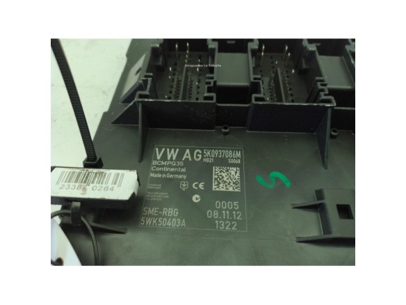 5K0937087M Z56 CENTRALITA MULTIFUNCION SEAT ALHAMBRA (710, 711)|Desguaces La Cabaña