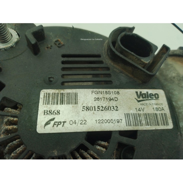 5801526032 ALTERNADOR IVECO DAILY VI Caja/Chasis|Desguaces La Cabaña
