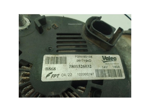 5801526032 ALTERNADOR IVECO DAILY VI Caja/Chasis|Desguaces La Cabaña