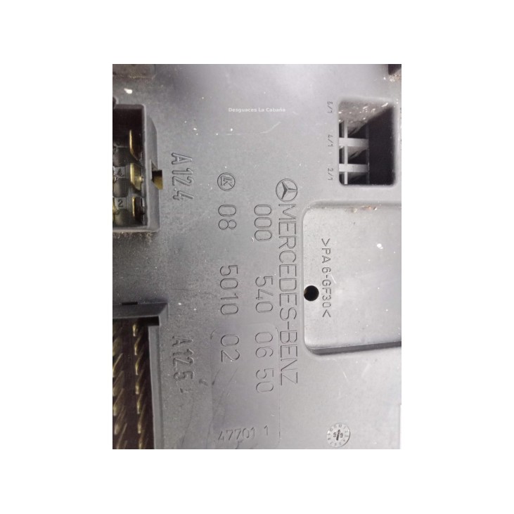 5400650 CAJA FUSIBLES INTERIOR (BSI) MERCEDES BENZ VITO Furgón (638)|Desguaces La Cabaña