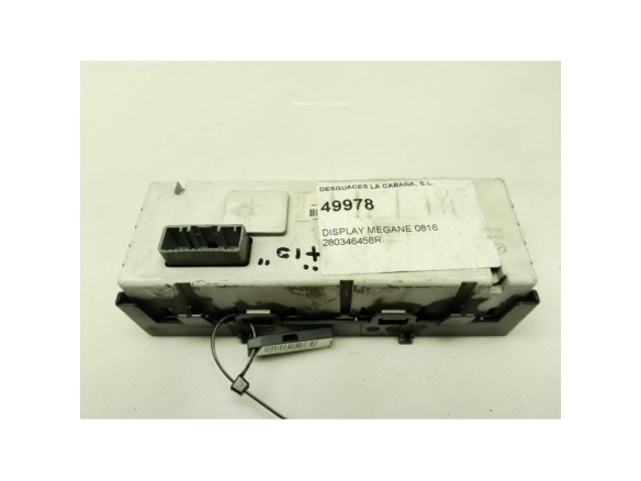 280346458R, DISPLAY RENAULT MEGANE III Fastback (BZ0_)|Desguaces La Cabaña
