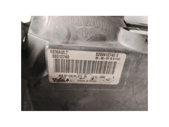 260103726R FARO DERECHO RENAULT MEGANE II (BM0/1_, CM0/1_)|Desguaces La Cabaña