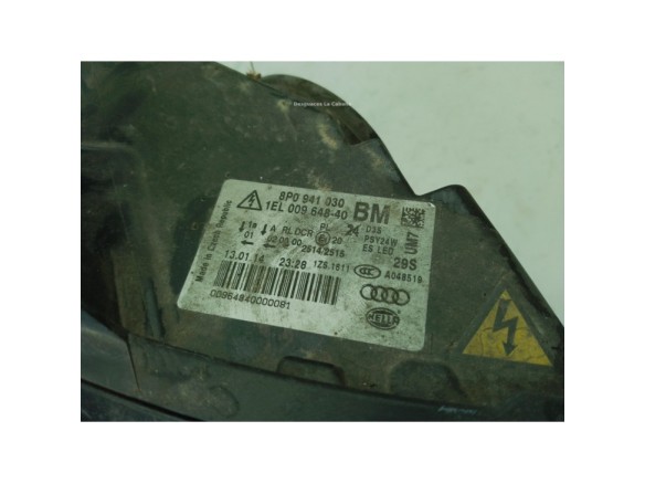 8P0941030BQ FARO DERECHO AUDI A3 Sportback (8PA)|Desguaces La Cabaña