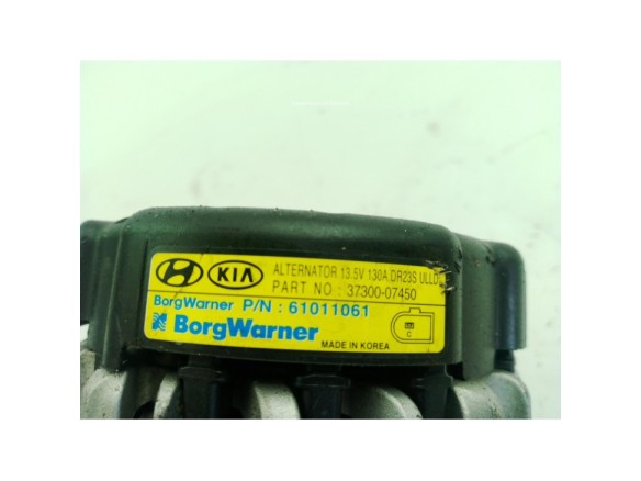 3730007250, 3730007450 ALTERNADOR HYUNDAI i20 III (BC3, BI3)|Desguaces La Cabaña