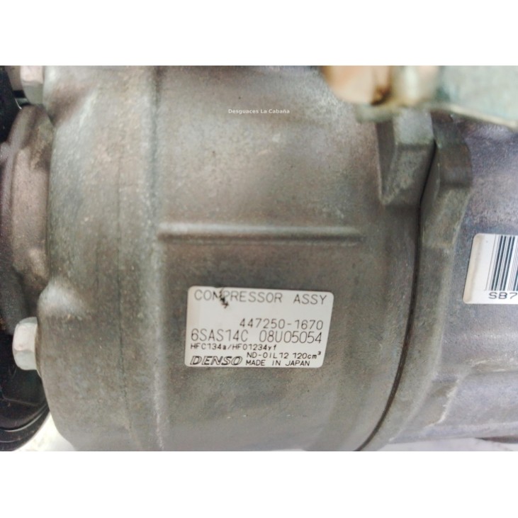 A0008303502, 4472501670 COMPRESOR AA MERCEDES BENZ CLASE A (W176)|Desguaces La Cabaña
