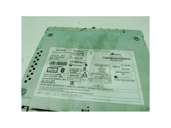  281155645R RADIO NISSAN NV400 Furgón (X62, X62B)|Desguaces La Cabaña
