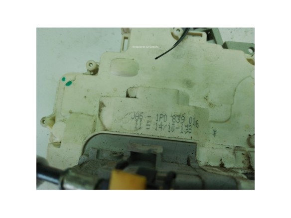 1P0839016 CERRADURA PUERTA LAT TRA DER SEAT LEON (1P1)|Desguaces La Cabaña