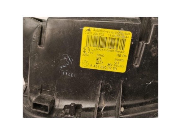 A4518200259 FARO DERECHO SMART FORTWO Coupé (451)|Desguaces La Cabaña