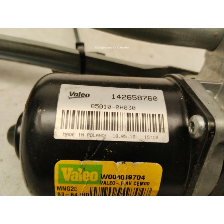 B000779580 MOTOR LIMPIAPARABRISAS DEL CITROEN C1 II|Desguaces La Cabaña