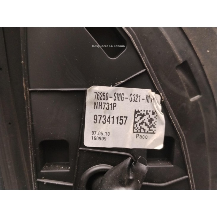 76251SMGG23 ESPEJO IZQ HONDA CIVIC VIII Hatchback (FN, FK)|Desguaces La Cabaña