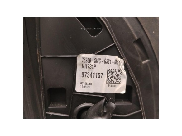76251SMGG23 ESPEJO IZQ HONDA CIVIC VIII Hatchback (FN, FK)|Desguaces La Cabaña