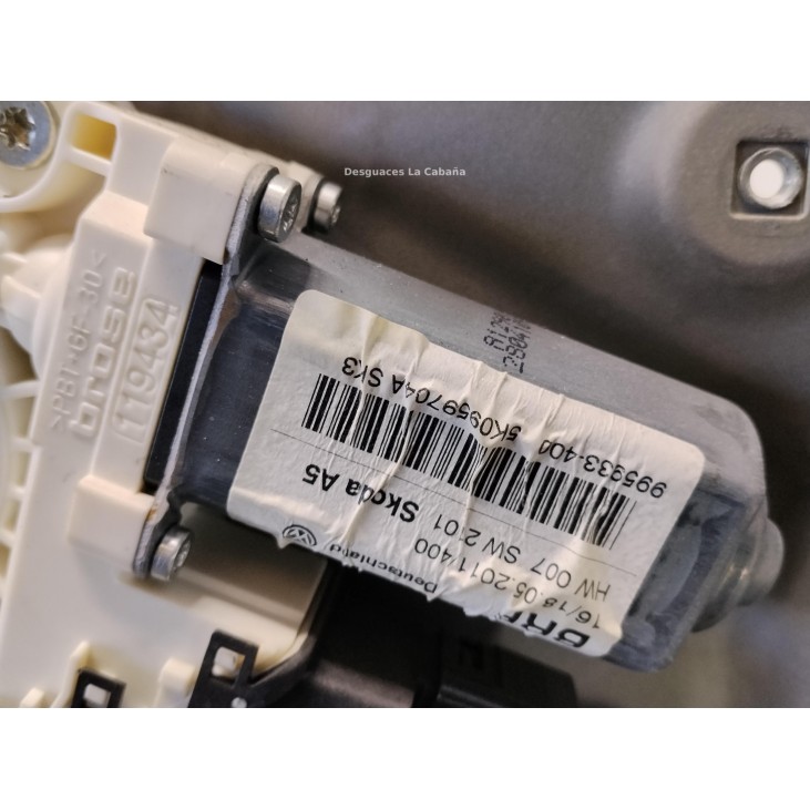 1Z0839461A ELEVALUNAS PUERTA LAT TRA IZQ SKODA OCTAVIA II Combi (1Z5)|Desguaces La Cabaña