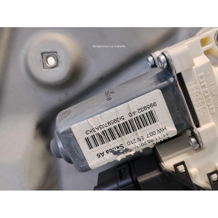 1Z0839462A ELEVALUNAS PUERTA LAT TRA DER SKODA OCTAVIA II Combi (1Z5)|Desguaces La Cabaña