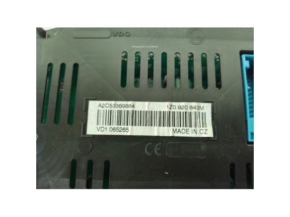 1Z0920843M KD0 CUADRO INSTRUMENTOS SKODA OCTAVIA II Combi (1Z5)|Desguaces La Cabaña