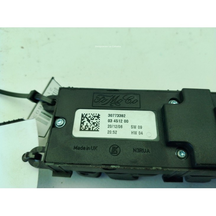 30773382 MANDO ELEVALUNAS PUERTA LAT DEL IZQ VOLVO S80 II (124)|Desguaces La Cabaña