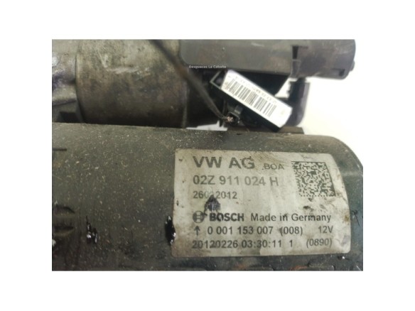 02Z911024H ARRANQUE VW GOLF VI Variant (AJ5)|Desguaces La Cabaña