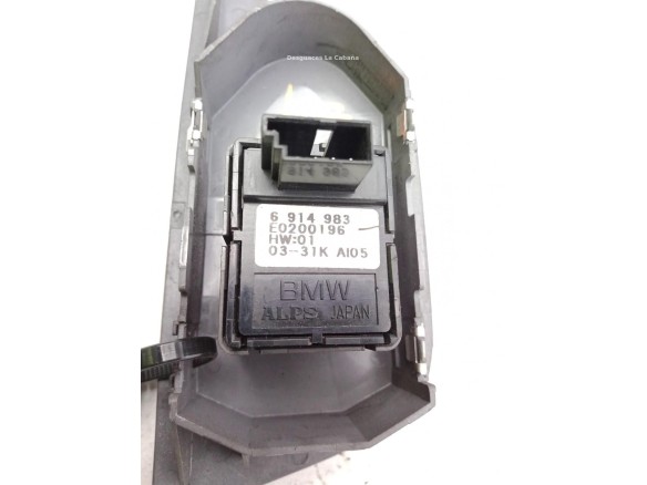 6914983 MANDO ELEVALUNAS PUERTA LAT DEL DER BMW Z4 Roadster (E85) |Desguaces La Cabaña