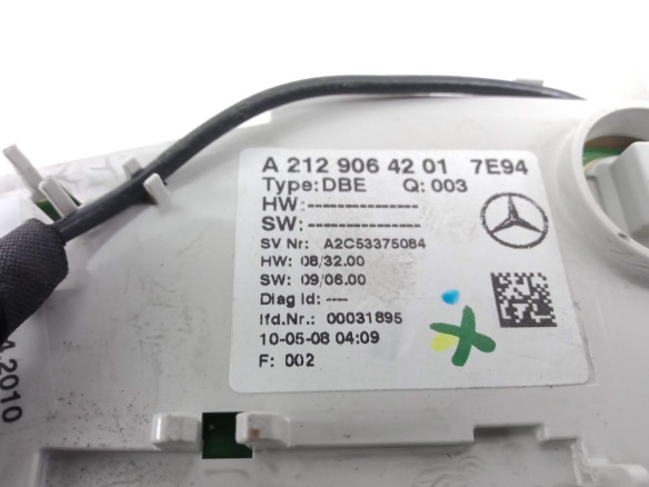 A2129064201 PLAFON DEL MERCEDES BENZ CLASE E (W212) |Desguaces La Cabaña