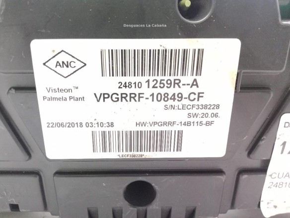 SinValor CUADRO INSTRUMENTOS RENAULT CLIO IV Grandtour (KH_) |Desguaces La Cabaña