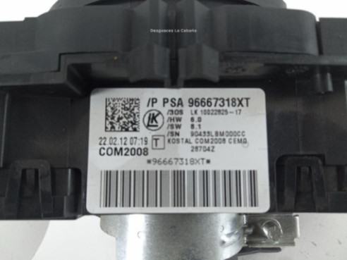 96667318XT MANDO COMPLETO PEUGEOT 5008 |Desguaces La Cabaña