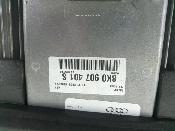 8K0907401S CENTRALITA MOTOR AUDI A5 (8T3) |Desguaces La Cabaña