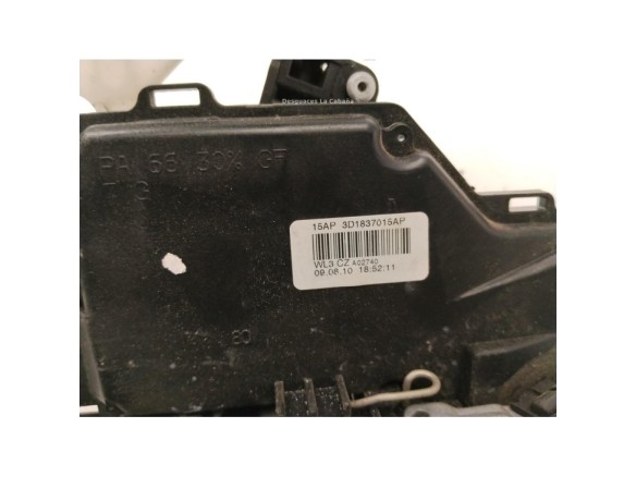 3D1837015AP CERRADURA PUERTA LAT DEL IZQ VW CADDY III Furgón (2KA, 2KH, 2CA, 2CH)|Desguaces La Cabaña