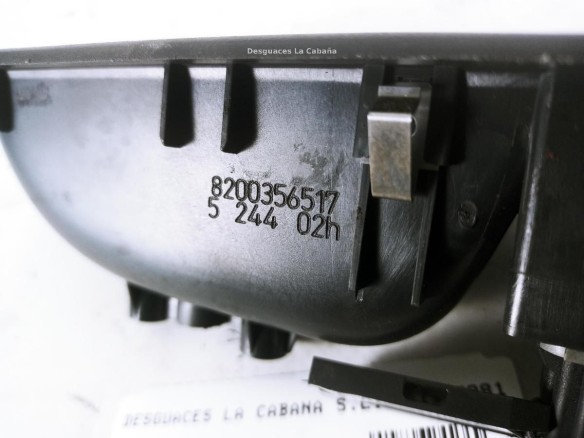 8200356517 MANDO ELEVALUNAS PUERTA LAT DEL DER RENAULT CLIO III (BR0/1, CR0/1) |Desguaces La Cabaña