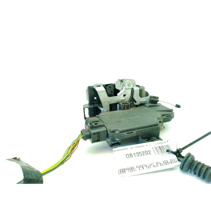 6X1837014H CERRADURA PUERTA LAT DEL DER SEAT LEON (1M1)|Desguaces La Cabaña