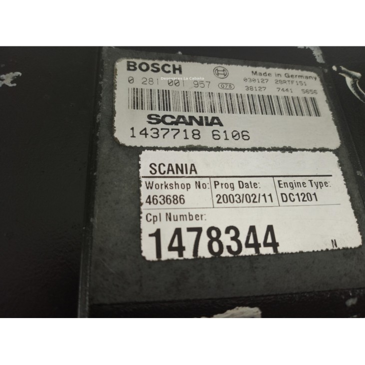 0281001957 CENTRALITA MOTOR  SCANIA 124L 4X2|Desguaces La Cabaña