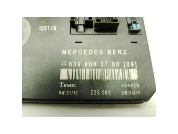 6399000700 CAJA FUSIBLES EXTERIOR (BSM) MERCEDES BENZ VITO / MIXTO Furgón (W639)|Desguaces La Cabaña