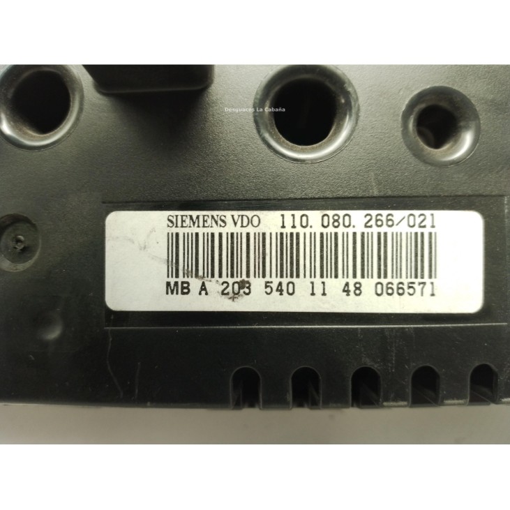 A2035401148, CUADRO INSTRUMENTOS MERCEDES BENZ CLASE C (W203)|Desguaces La Cabaña