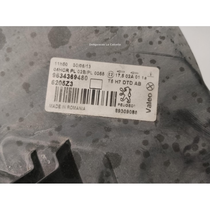 6205Z3 FARO DERECHO PEUGEOT 307 SW (3H)|Desguaces La Cabaña