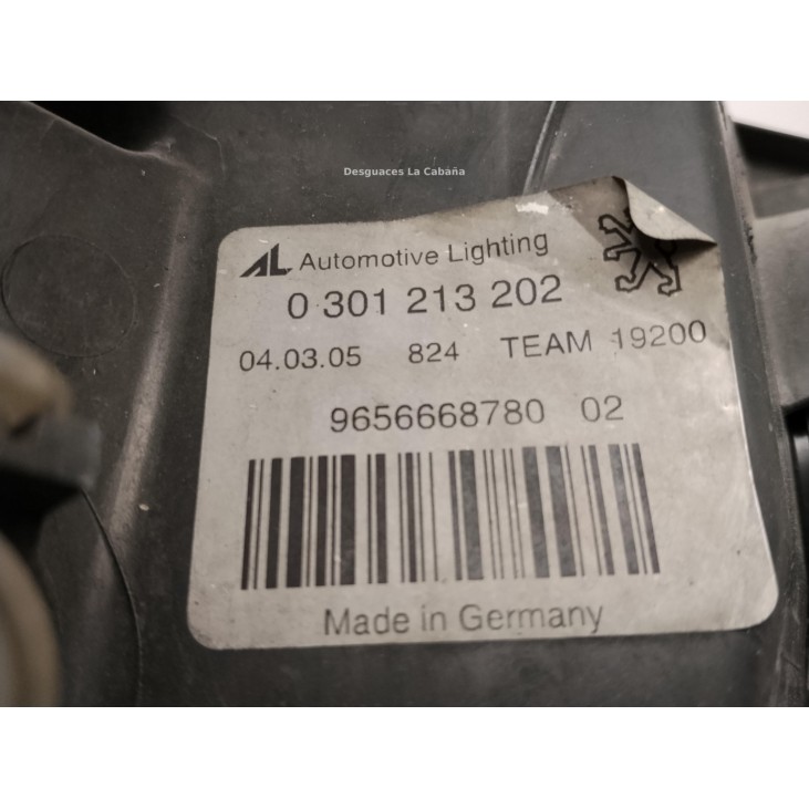 620690 FARO DERECHO PEUGEOT 407 (6D_)|Desguaces La Cabaña