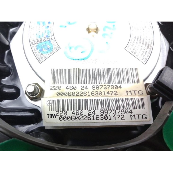 22046024 AIRBAG IZQ MERCEDES BENZ CLASE S (W220) |Desguaces La Cabaña