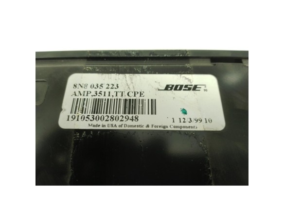 8N8035223 AMPLIFICADOR ANTENA AUDI TT (8N3)|Desguaces La Cabaña