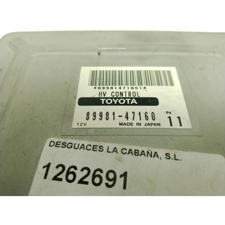 8998147160 CENTRALITA MOTOR TOYOTA PRIUS Fastback (_W2_)|Desguaces La Cabaña