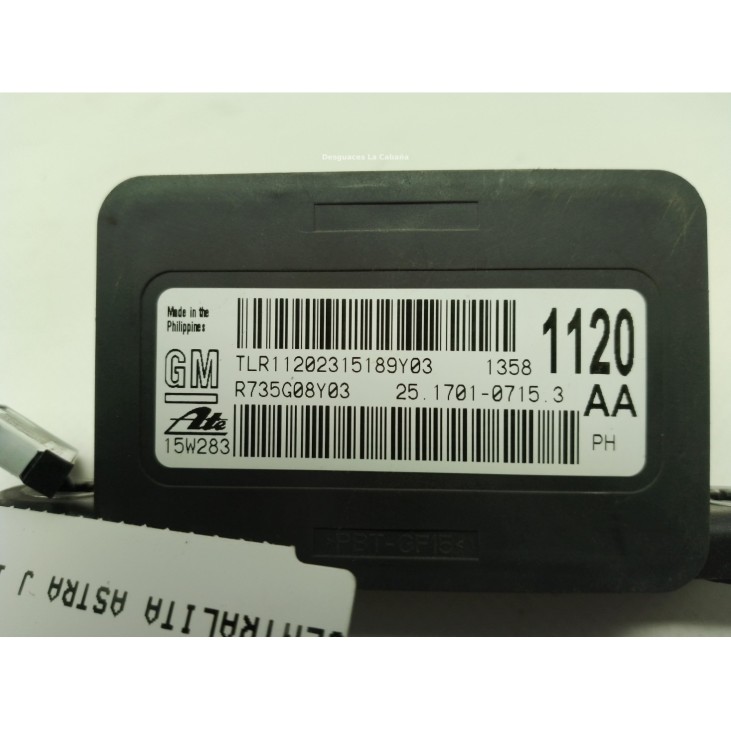 13581120AA CENTRALITA MOTOR OPEL ASTRA J (P10)|Desguaces La Cabaña