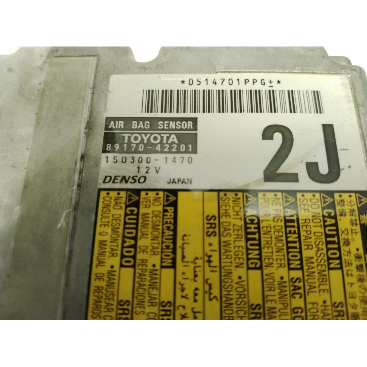 8917042201, CENTRALITA AIRBAG TOYOTA RAV 4 III (_A3_)|Desguaces La Cabaña