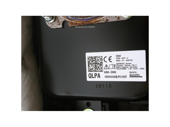 56900F1000 KIT AIRBAGS + SALPICADERO + CINTURONES O ANCLAJE + CENTRALIT KIA SPORTAGE (QL)|Desguaces La Cabaña