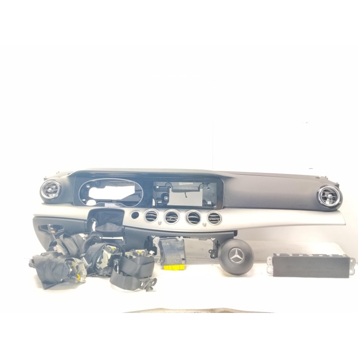  A2138600302 KIT AIRBAGS + SALPICADERO + CINTURONES O ANCLAJE + CENTRALIT MERCEDES BENZ CLASE E (W213)|Desguaces La Cabaña