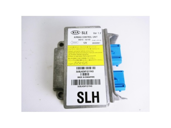 569003U100 KIT AIRBAGS + SALPICADERO + CINTURONES O ANCLAJE + CENTRALIT KIA SPORTAGE (SL)|Desguaces La Cabaña