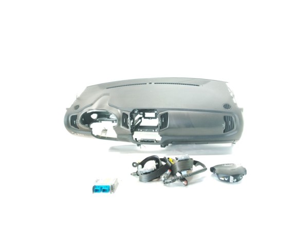 569003U101 KIT AIRBAGS + SALPICADERO + CINTURONES O ANCLAJE + CENTRALIT KIA SPORTAGE (SL)|Desguaces La Cabaña