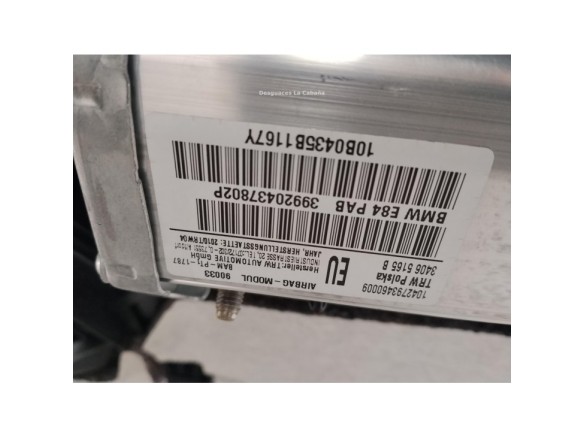 33677982902I KIT AIRBAGS + SALPICADERO + CINTURONES O ANCLAJE + CENTRALIT BMW X1 (E84)|Desguaces La Cabaña