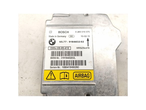 33677982902I KIT AIRBAGS + SALPICADERO + CINTURONES O ANCLAJE + CENTRALIT BMW X1 (E84)|Desguaces La Cabaña